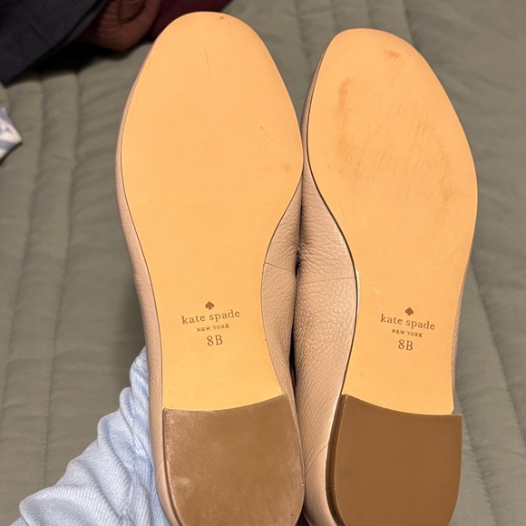 Kate Spade Two-Tone Cream and Black Loafers - Picture 4 of 6